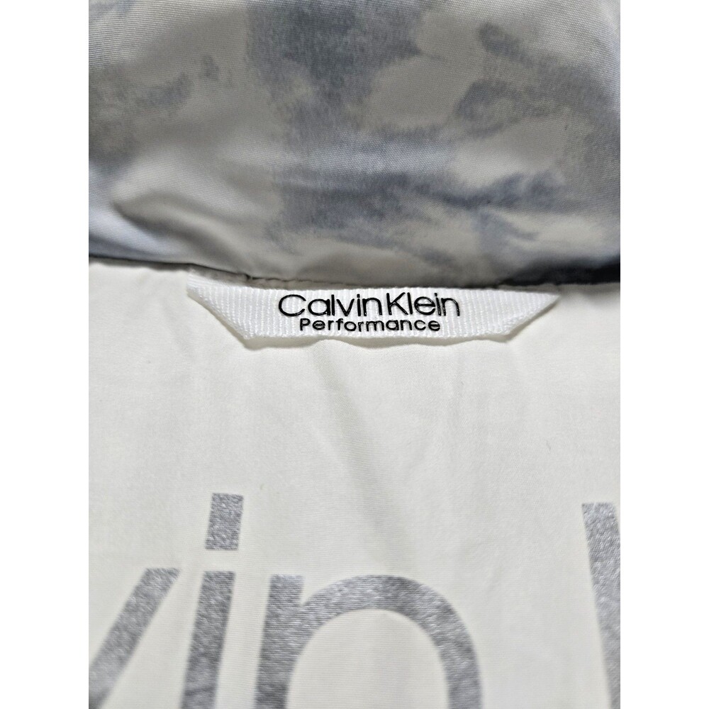 Calvin Klein Performance Puffer Jacket – Blue/White Tie-Dye – Women’s Large - Picture 9 of 16